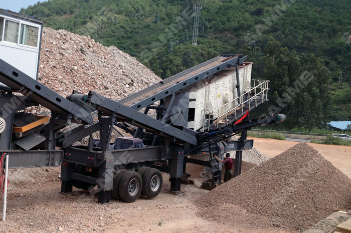 云南大理時產100噸建筑垃圾粉碎生產線